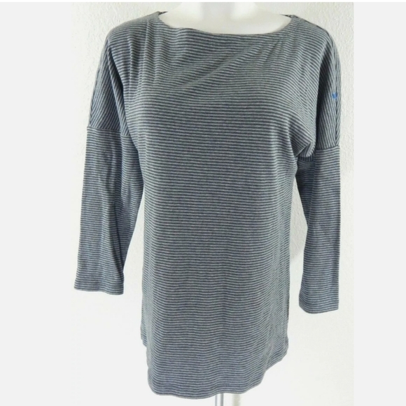 Eileen Fisher Organic Cotton Bateau Neck Top - Picture 1 of 3